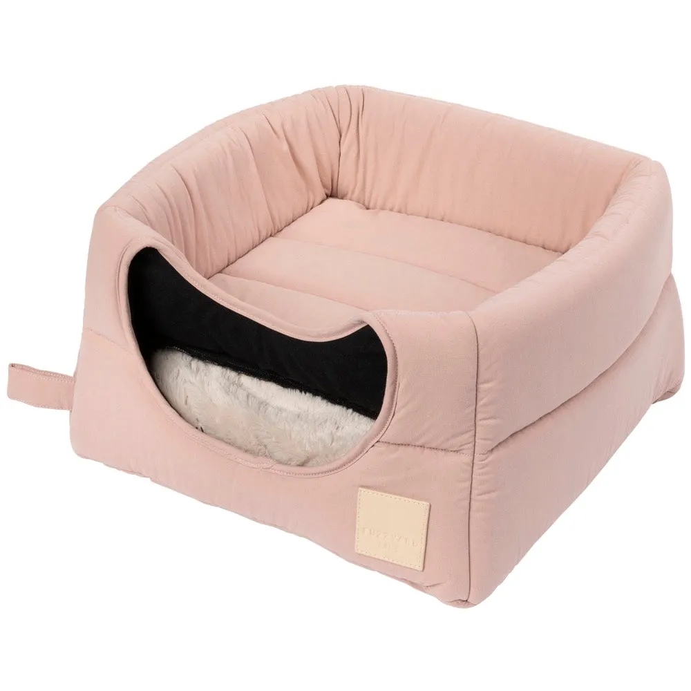 15% OFF: Fuzzyard Life Cubby Bed For Cats & Dogs (Soft Blush)