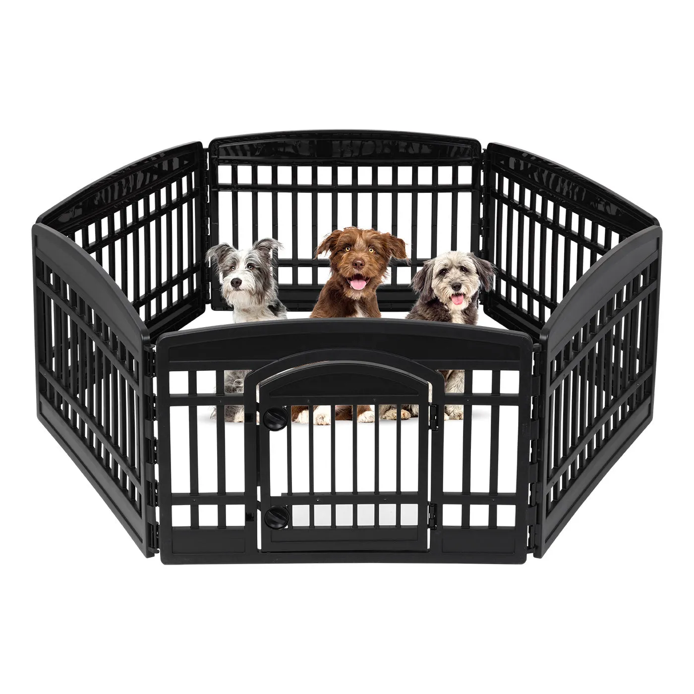 24" Exercise 6-Panel Pet Playpen without door