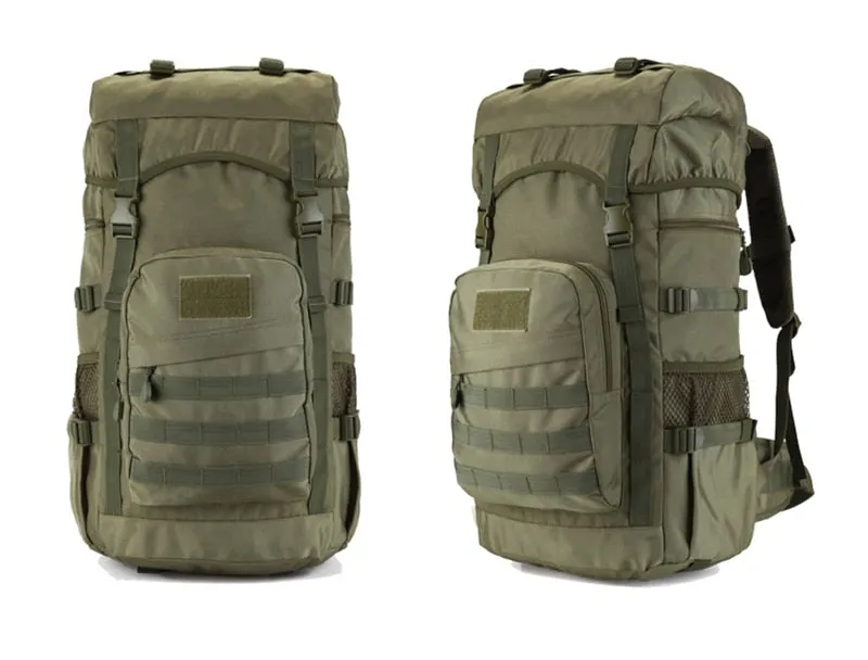 55L Military MOLLE Tactical Army Outdoor Backpack