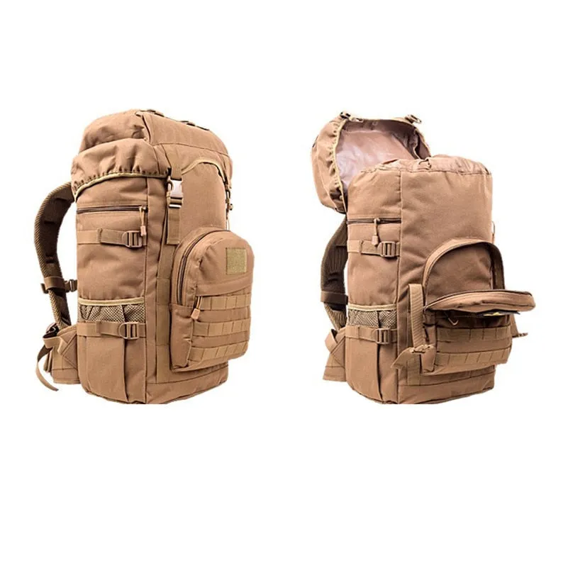 55L Military MOLLE Tactical Army Outdoor Backpack