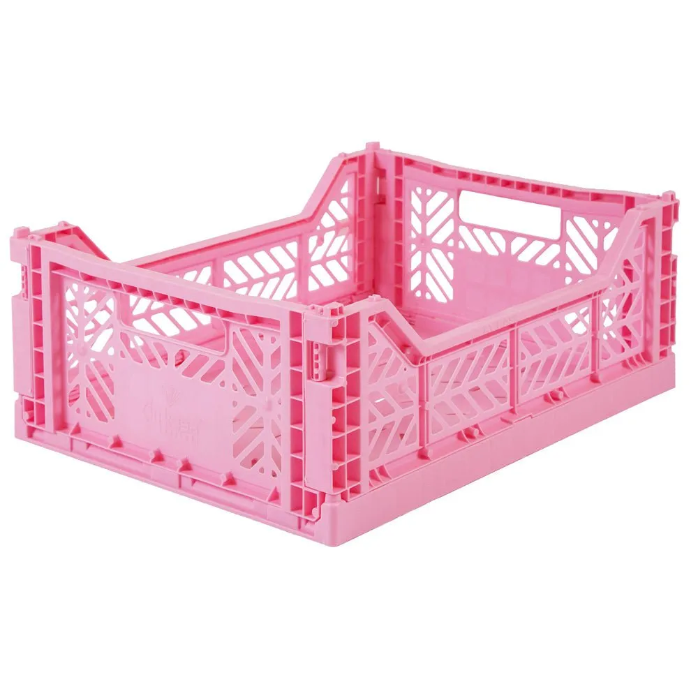 AyKasa Folding Crate - Baby Pink