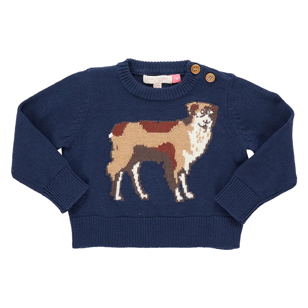 Baby Boys Oliver Sweater - Happy Dog