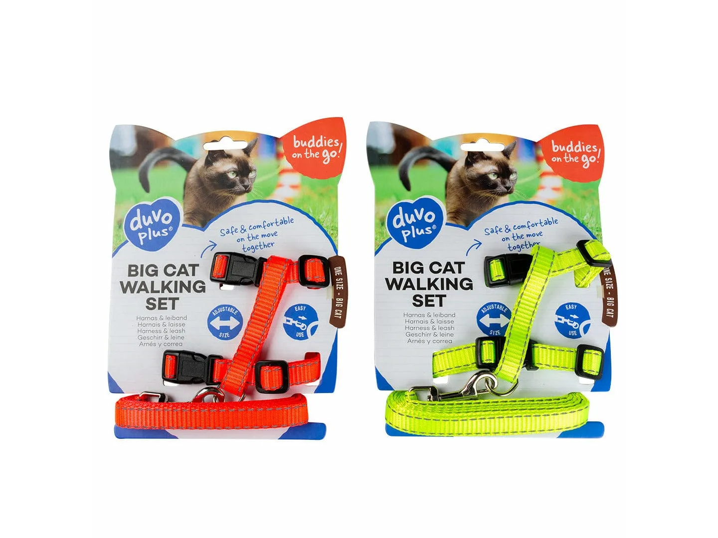 BIG CAT WALKING SET REFLECTIVE UNI 30-50cm / 12mm - 125cm