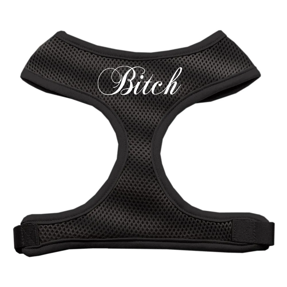 Bitch Soft Mesh Harnesses Black Medium