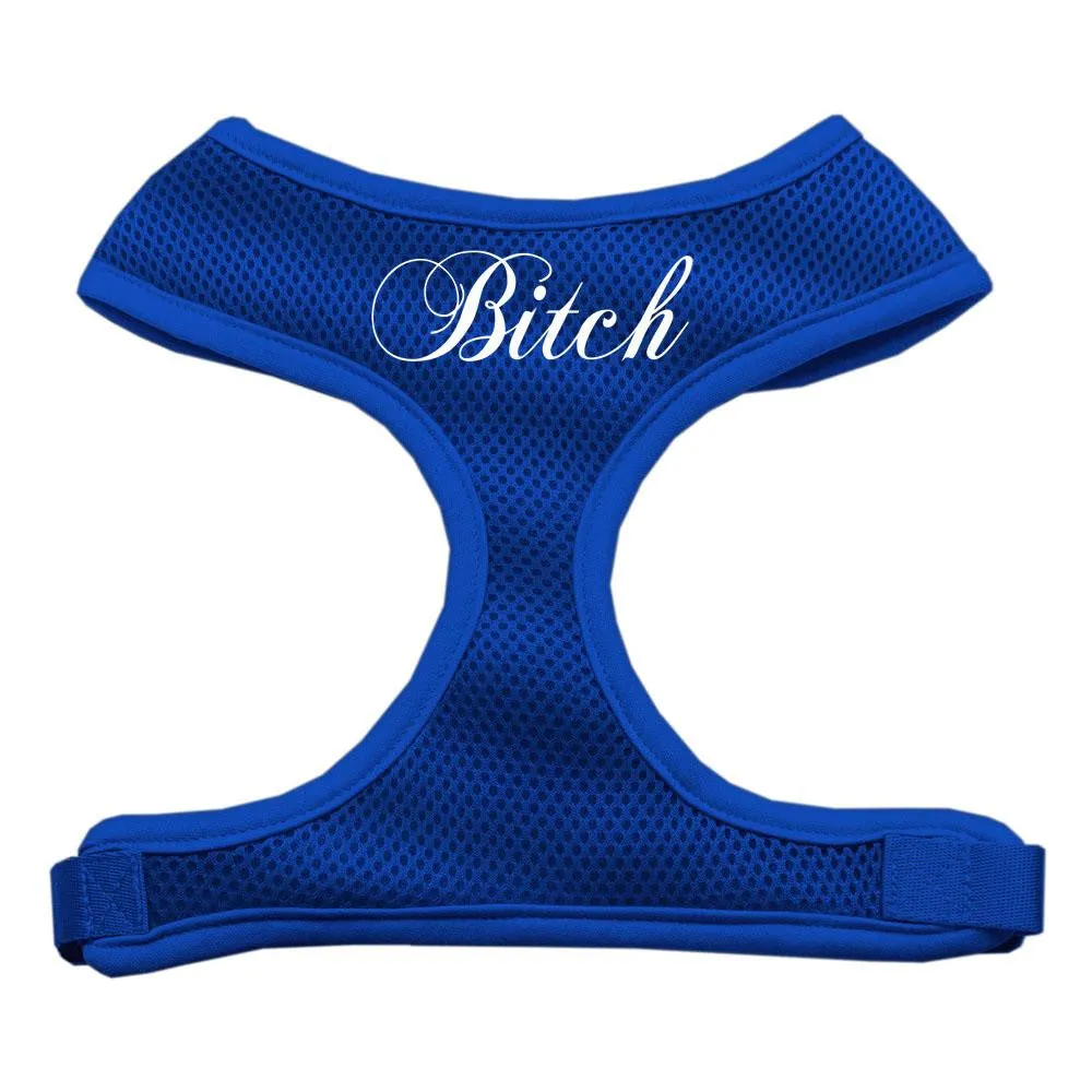 Bitch Soft Mesh Harnesses Blue Small