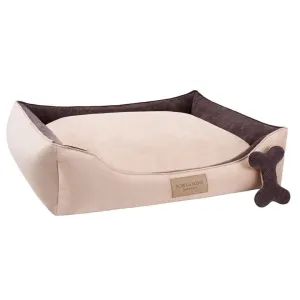 Bowl and Bone Classic Dog Bed Brown