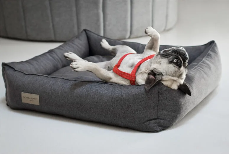 Bowl and Bone Urban Dog Bed Graphite