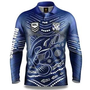 Canterbury Bulldogs Kids Fishing Shirt