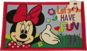 Childrens Area Rug, Bath Mat, Minnie Mouse Design