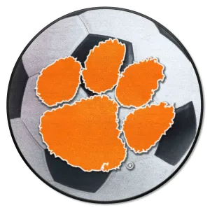 Clemson Tigers Soccer Ball Rug - 27in. Diameter