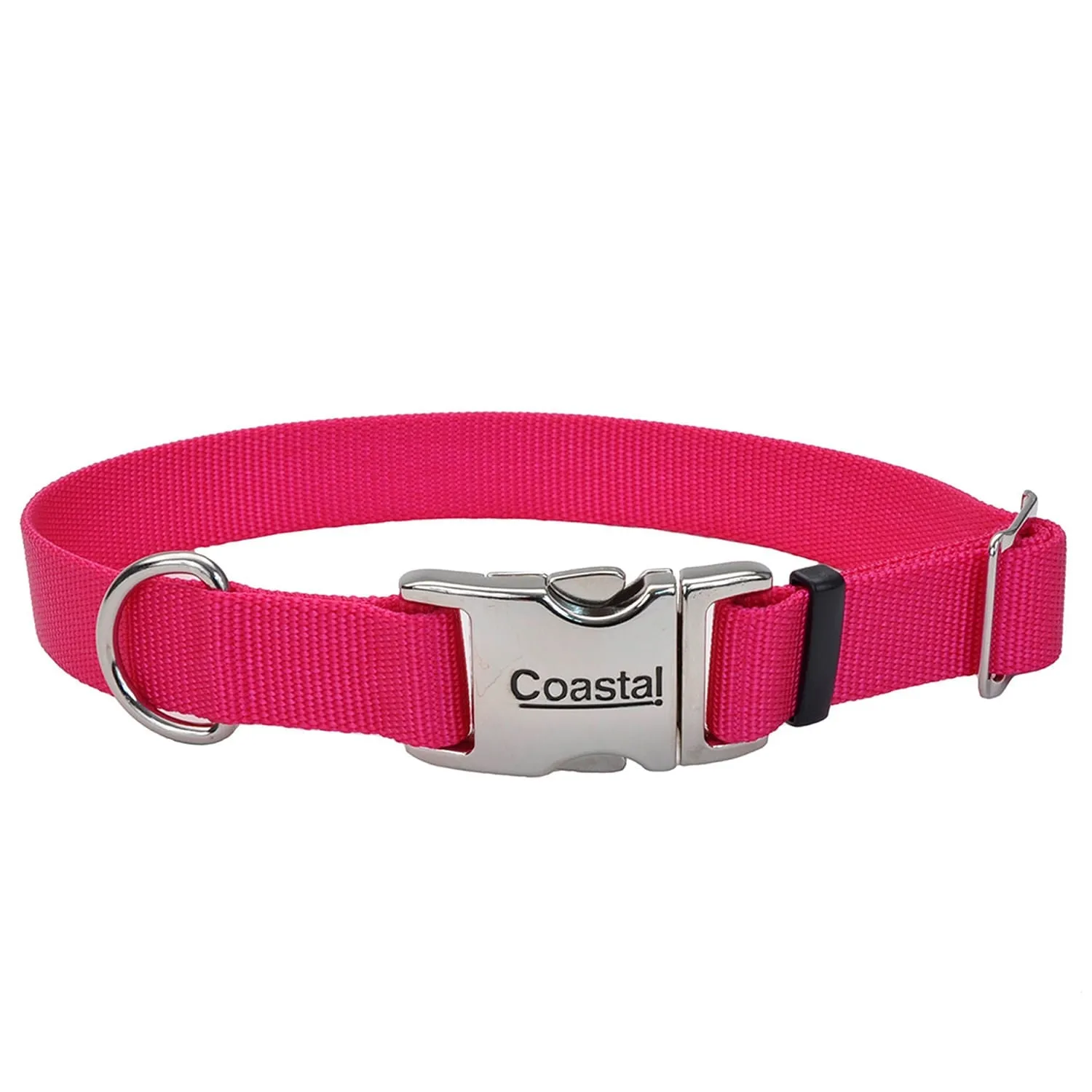 Coastal Adjustable Dog Collar with Metal Buckle