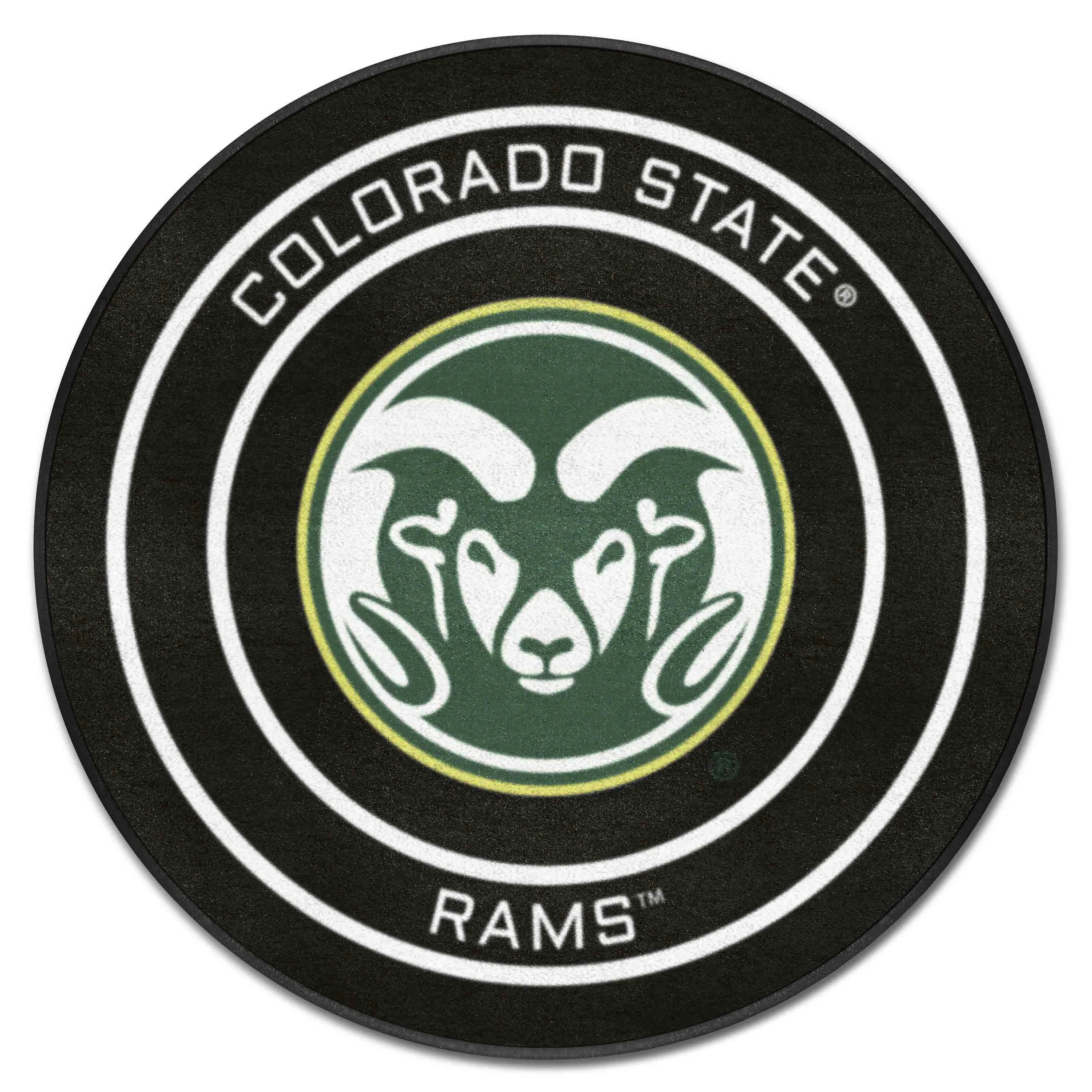 Colorado State Hockey Puck Rug - 27in. Diameter