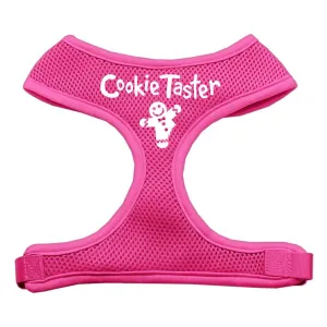 Cookie Taster Screen Print Soft Mesh Harness Pink Medium