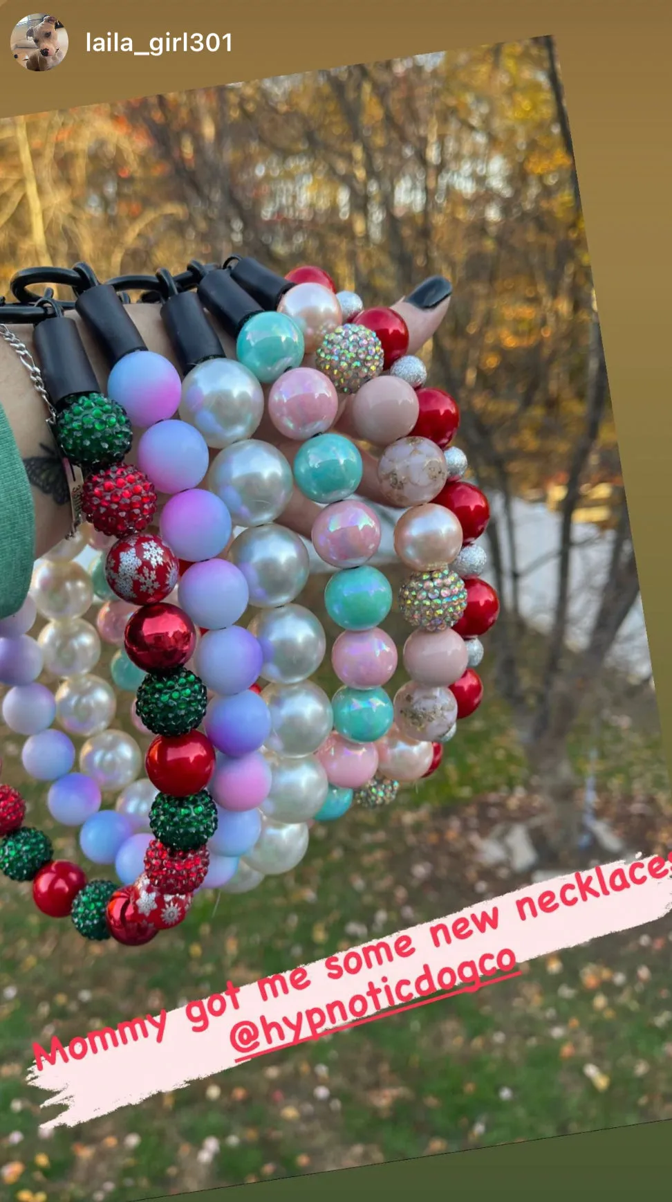 Cotton Candy Shine Bead Collar - SALE