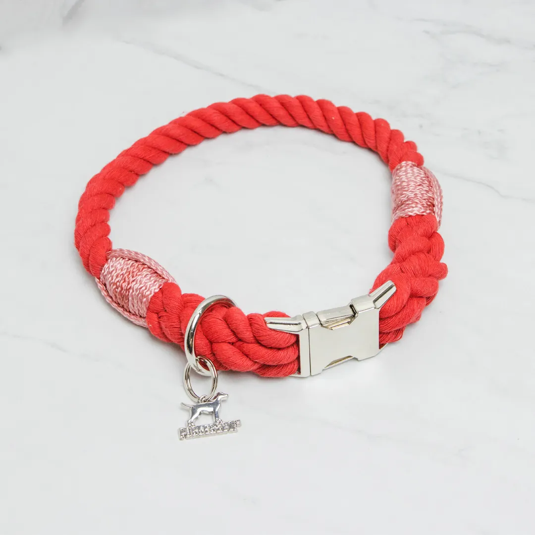 Cotton Rope Buckle Collar