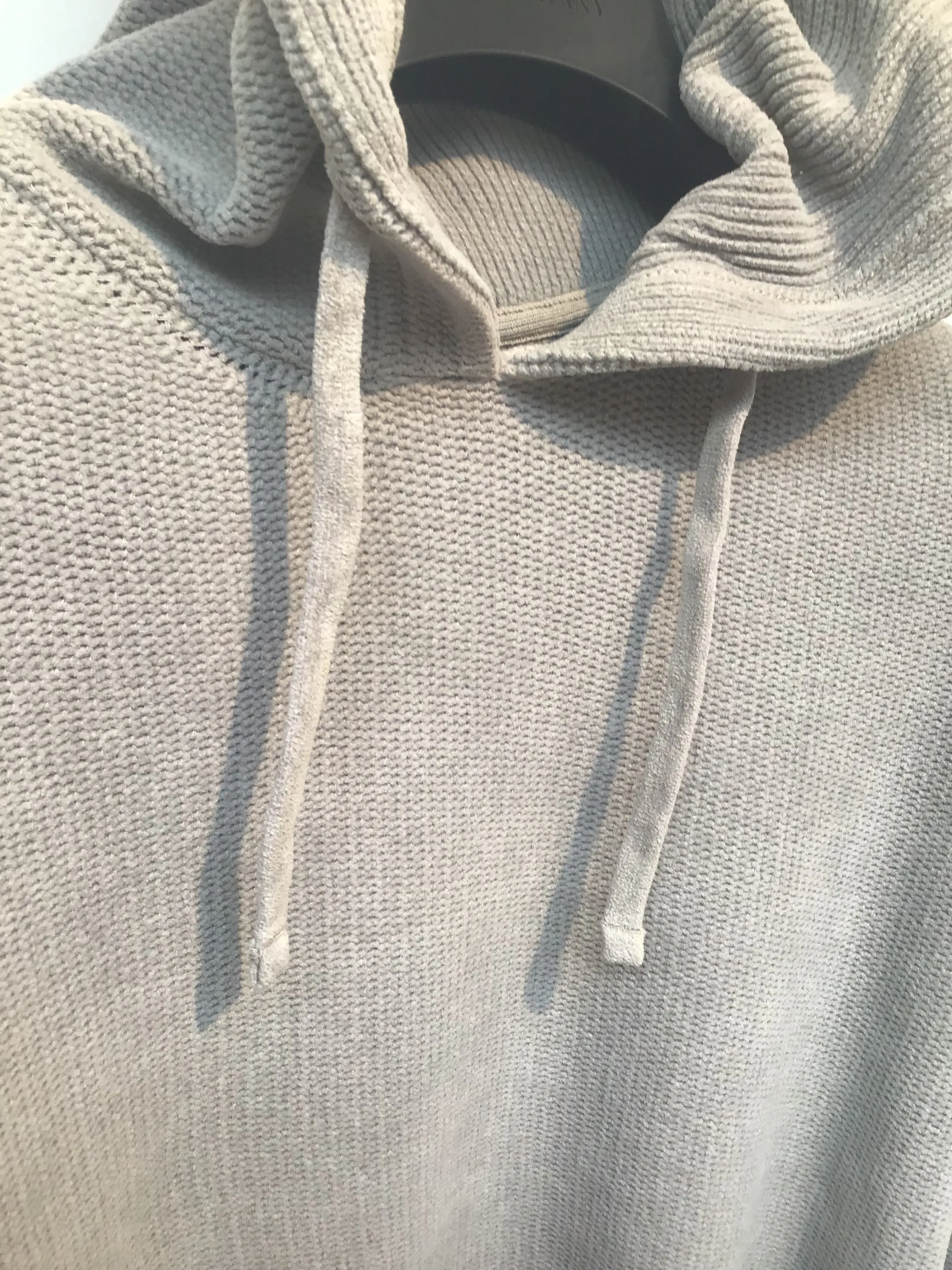 C.P. COMPANY Chenille Hoodie Grey