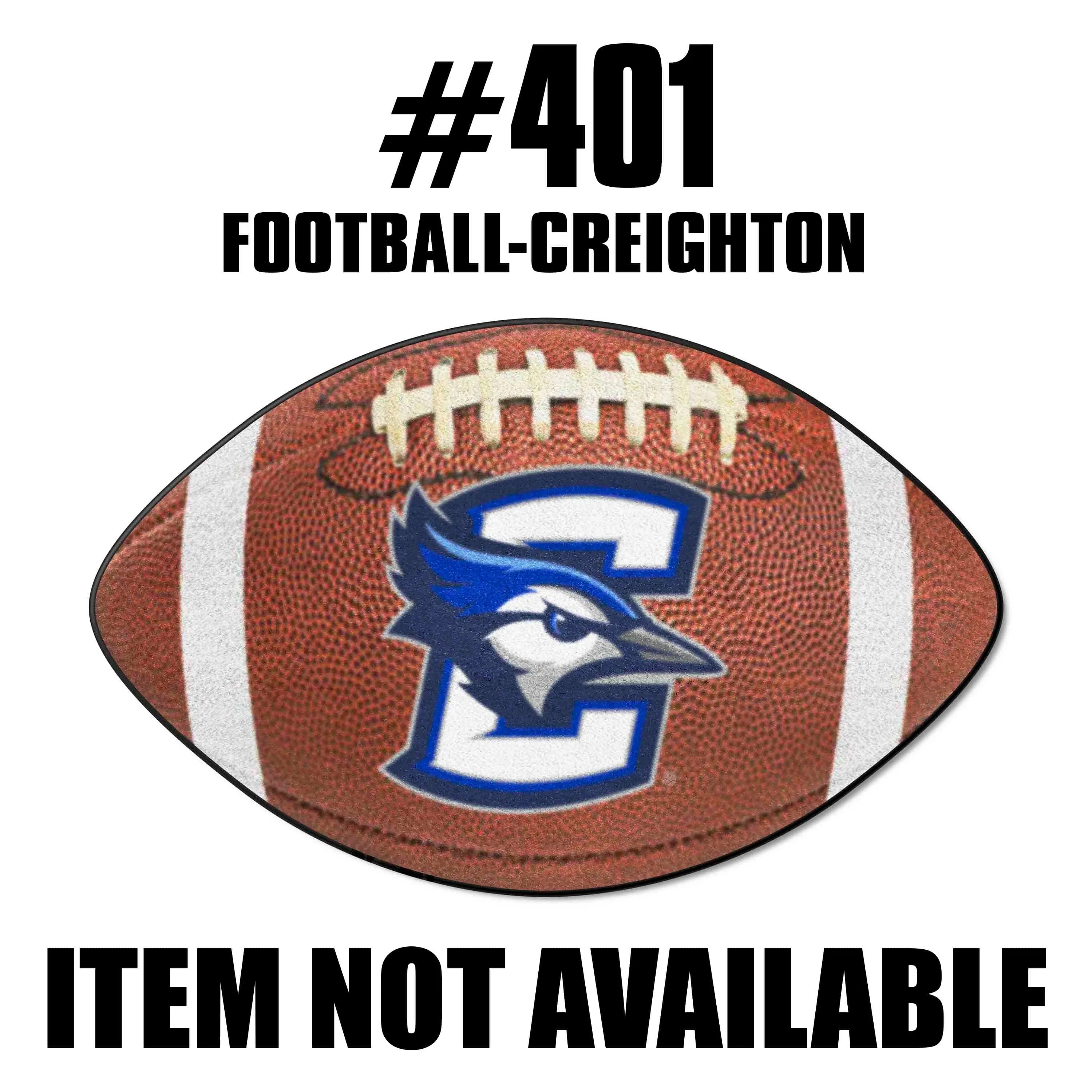 Creighton Bluejays Football Rug - 20.5in. x 32.5in.