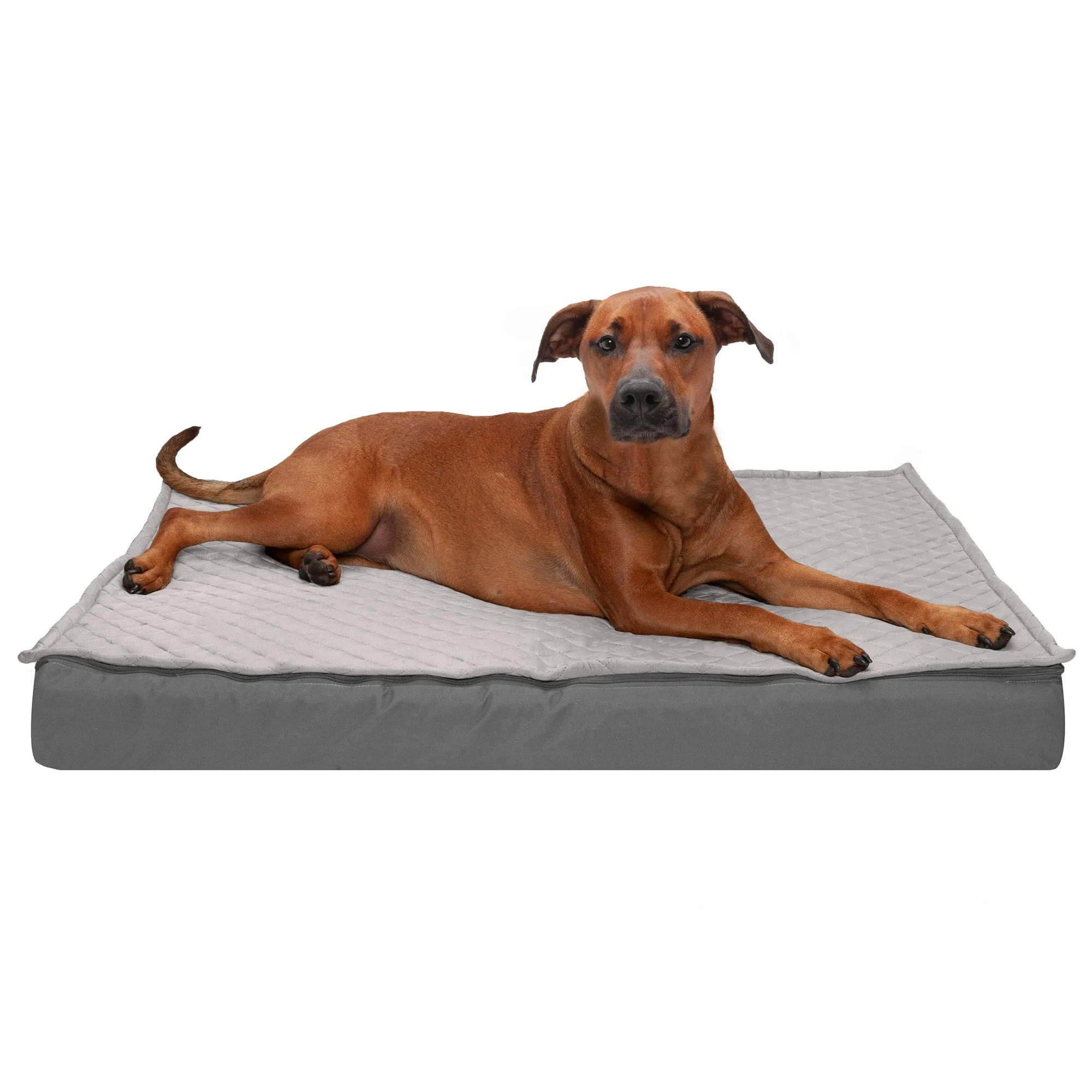 Deluxe Mattress Dog Bed - Indoor/Outdoor Quilt Top Convertible