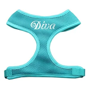 Diva Design Soft Mesh Harnesses Aqua Small