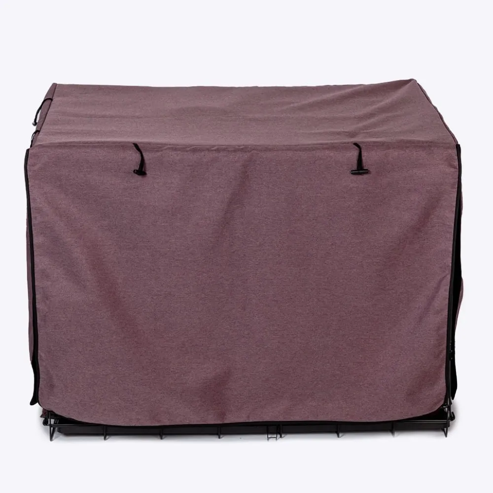 Dog Crate Cover Mauve by Danish Design