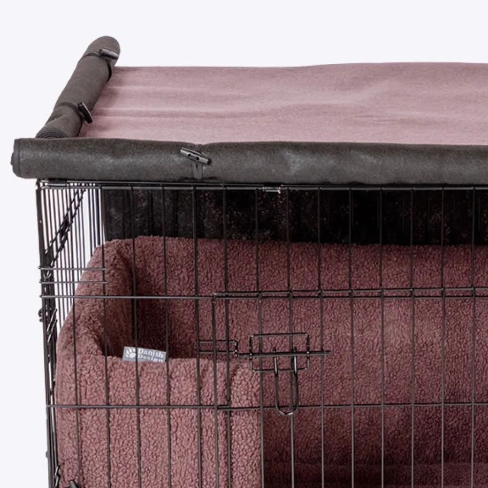 Dog Crate Cover Mauve by Danish Design