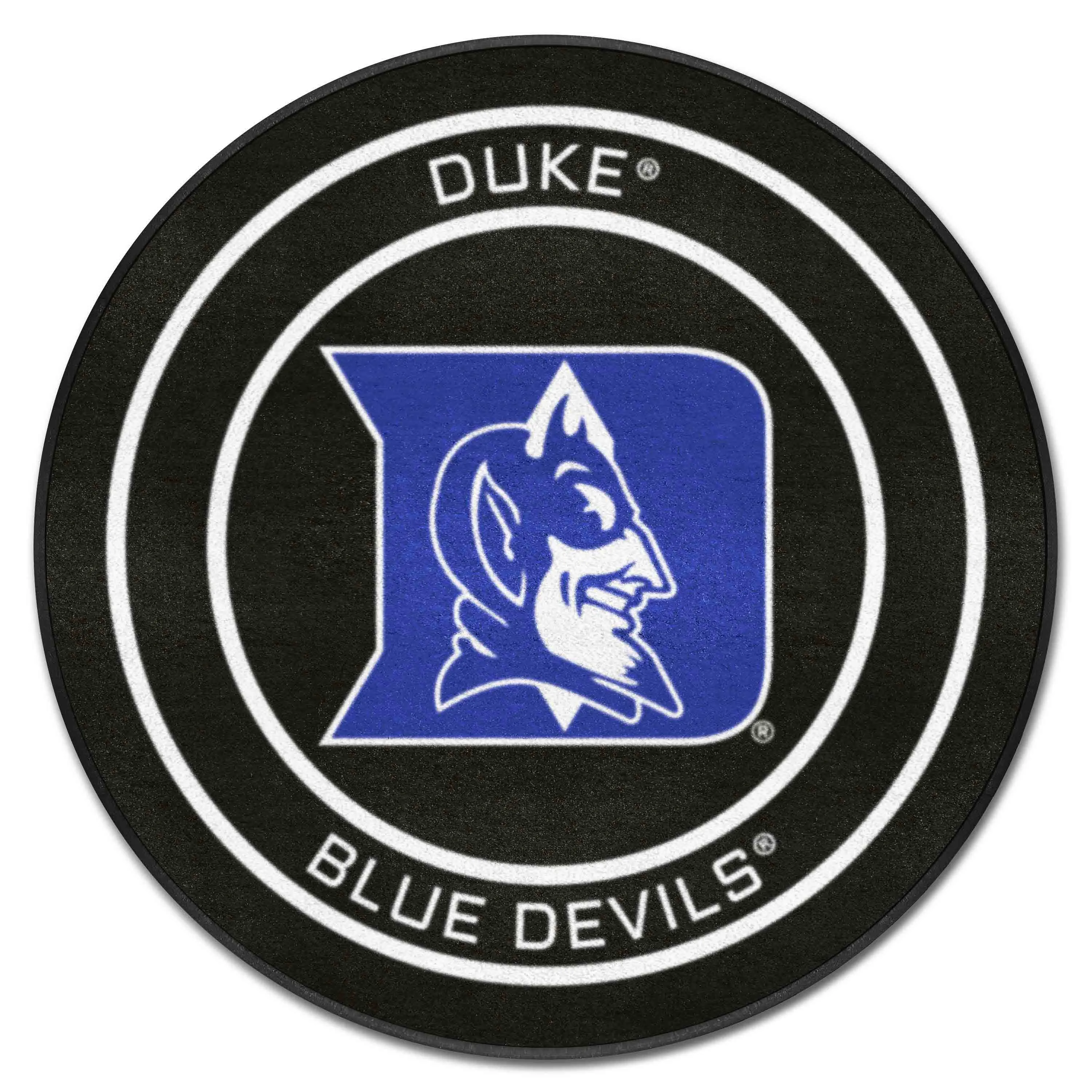 Duke Hockey Puck Rug - 27in. Diameter