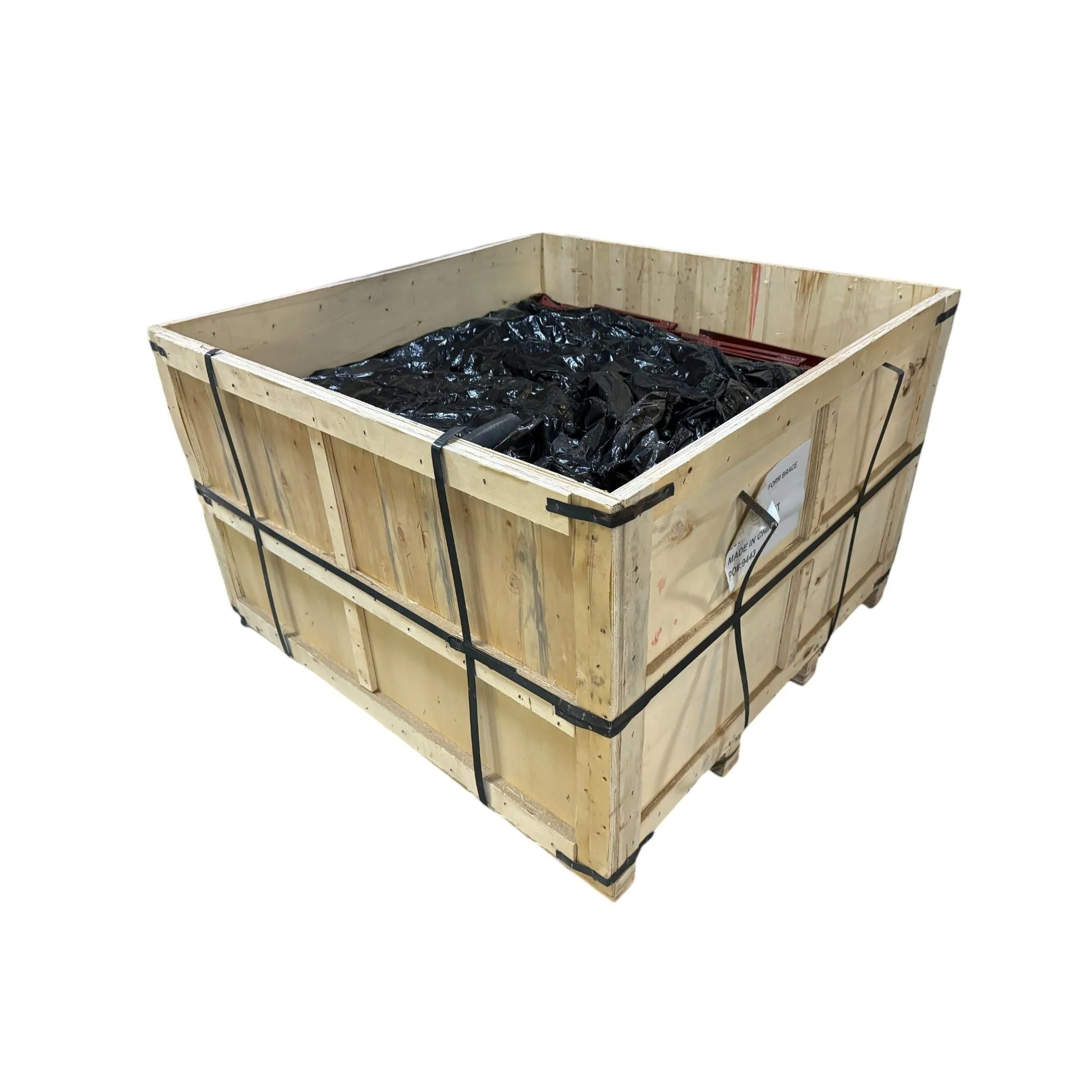 Durable Recycled Wood Crates (40" x 40" x 26") – 3000 lbs Weight Capacity