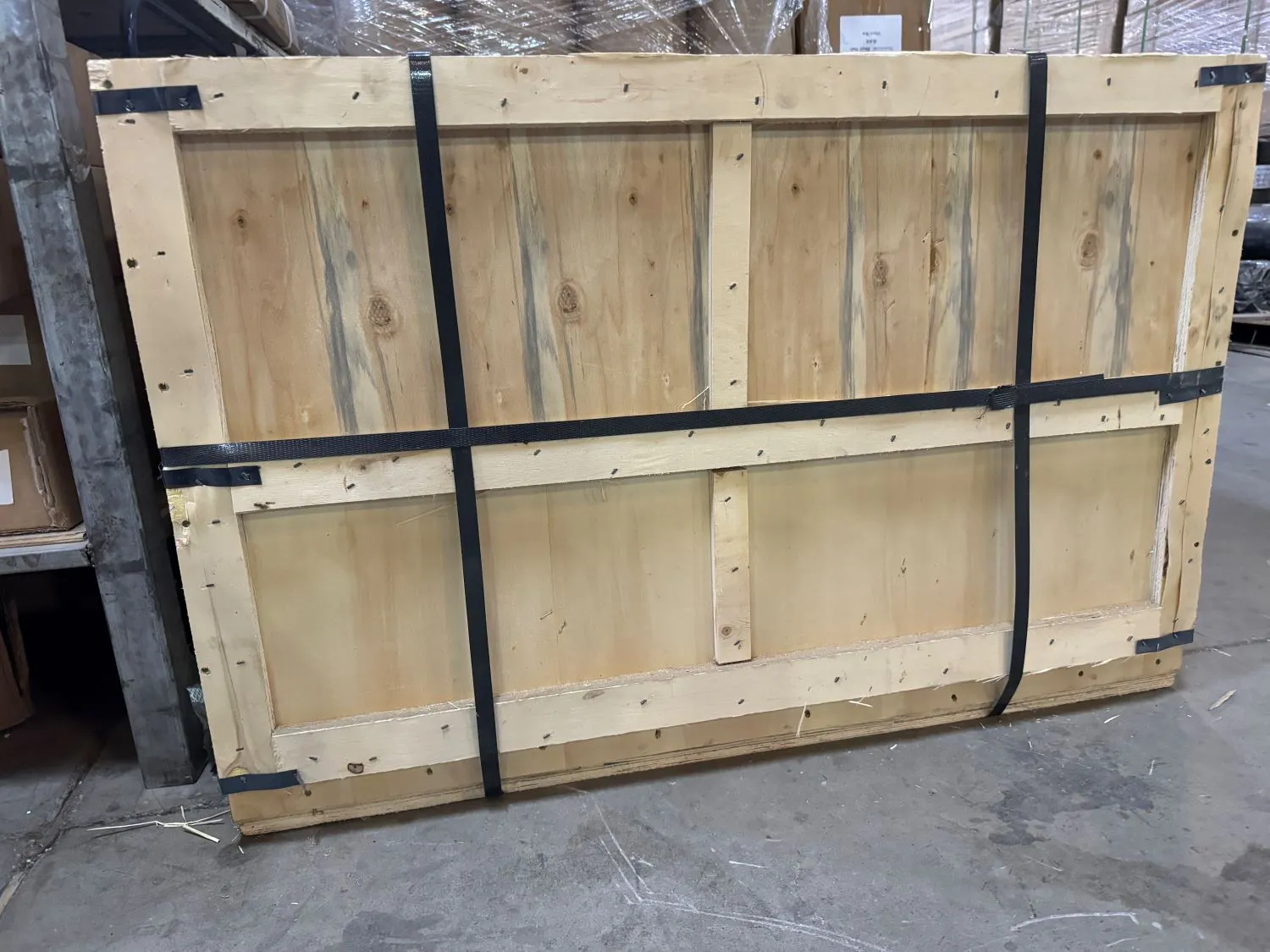 Durable Recycled Wood Crates (40" x 40" x 26") – 3000 lbs Weight Capacity