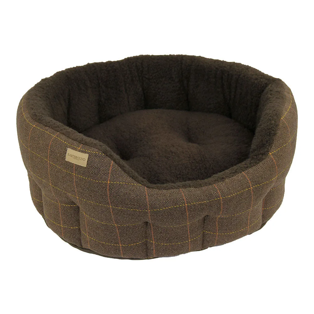 Earthbound Dog Beds Classic Tweed S