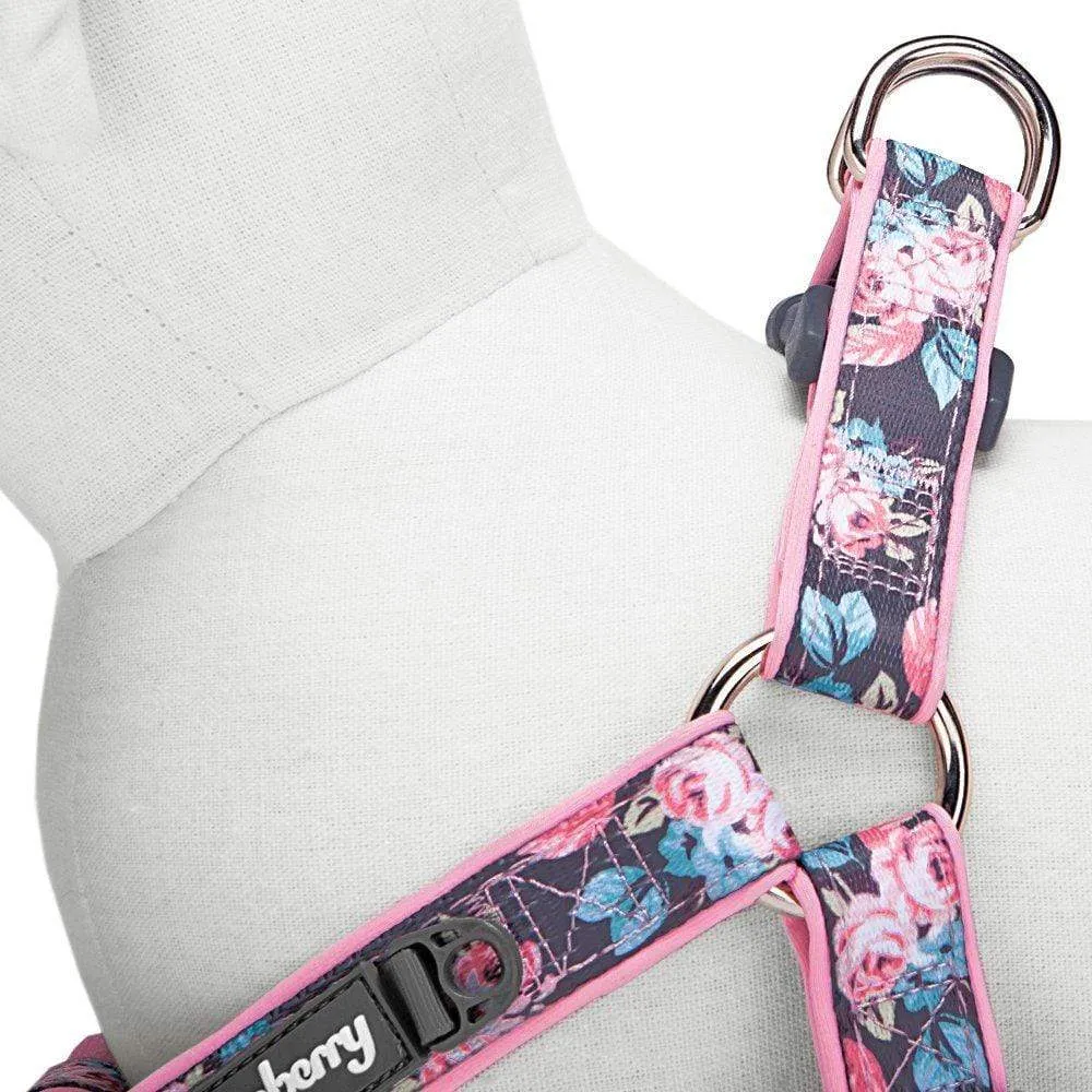 Floral Prints Neoprene Padded Dog Harness