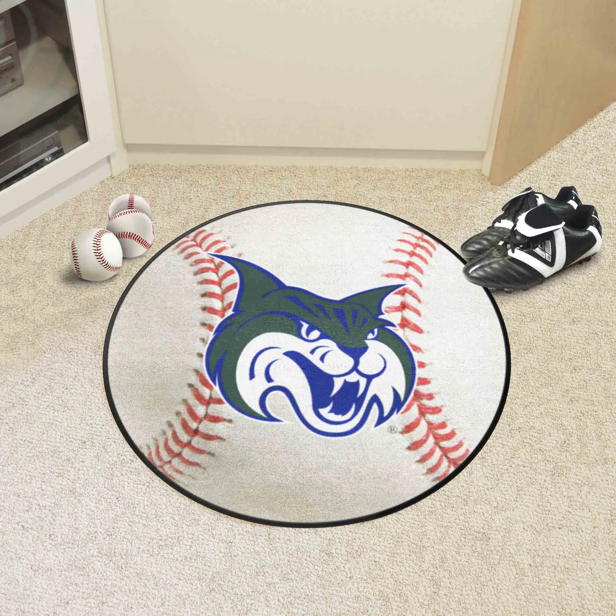 Georgia College Bobcats Baseball Rug - 27in. Diameter