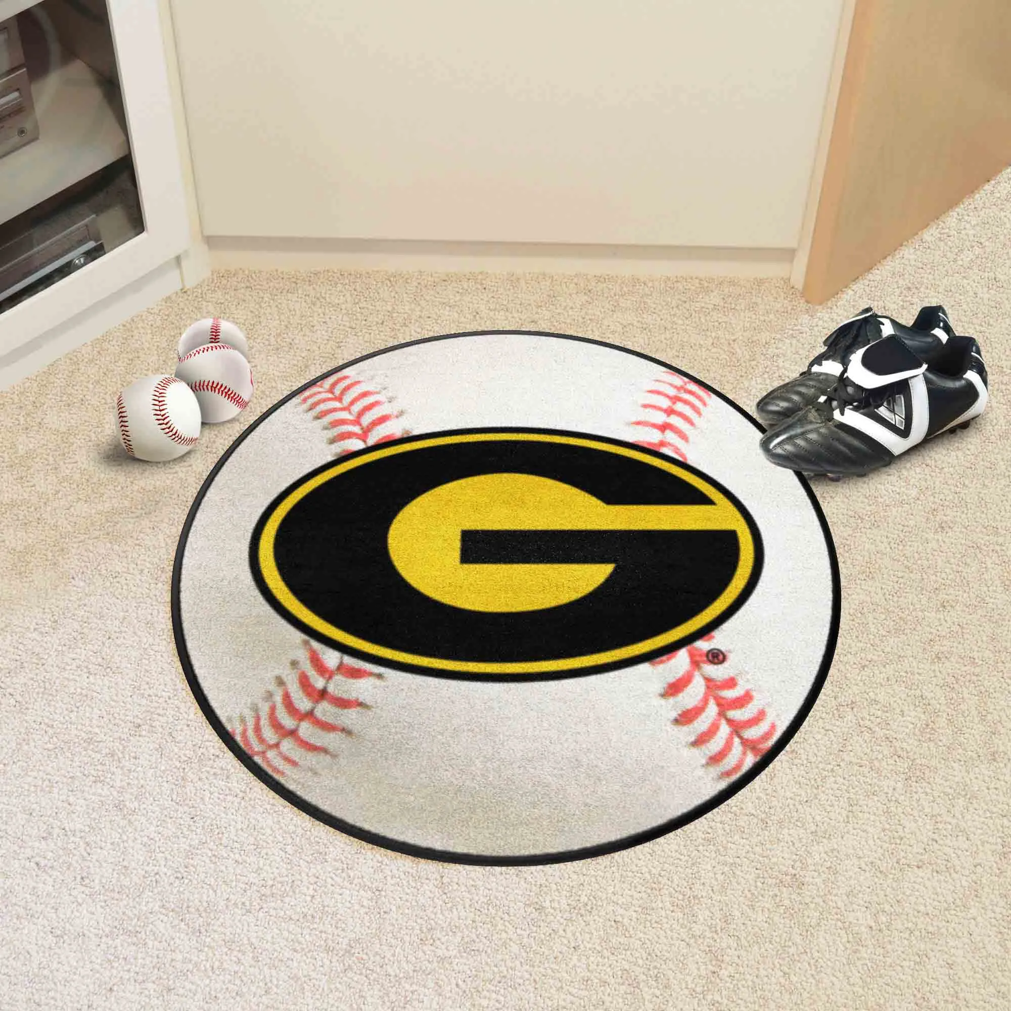 Grambling State Tigers Baseball Rug - 27in. Diameter