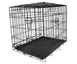 Happy Pet Pet Gear Dog Crate Fold Flat Medium