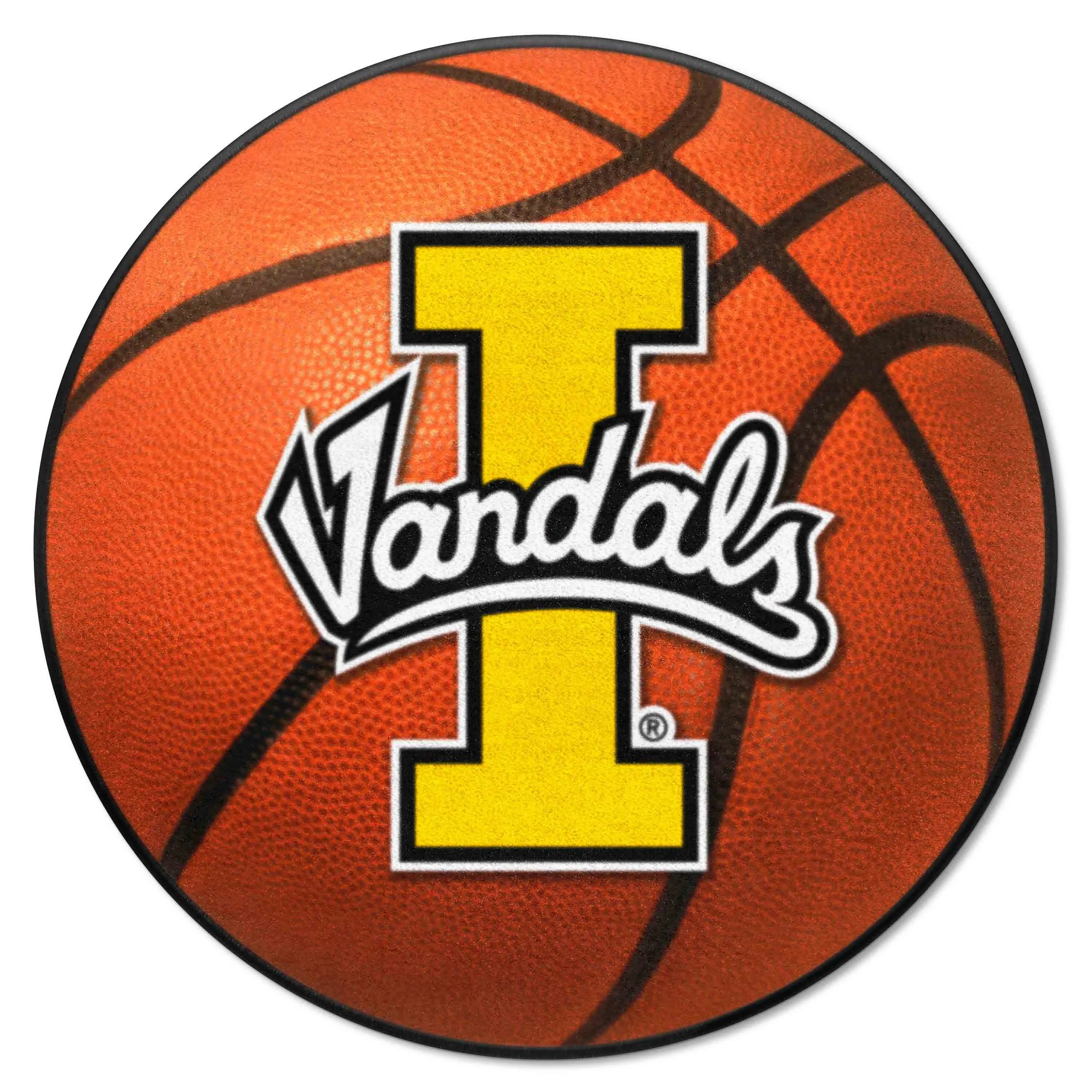 Idaho Vandals Basketball Rug - 27in. Diameter