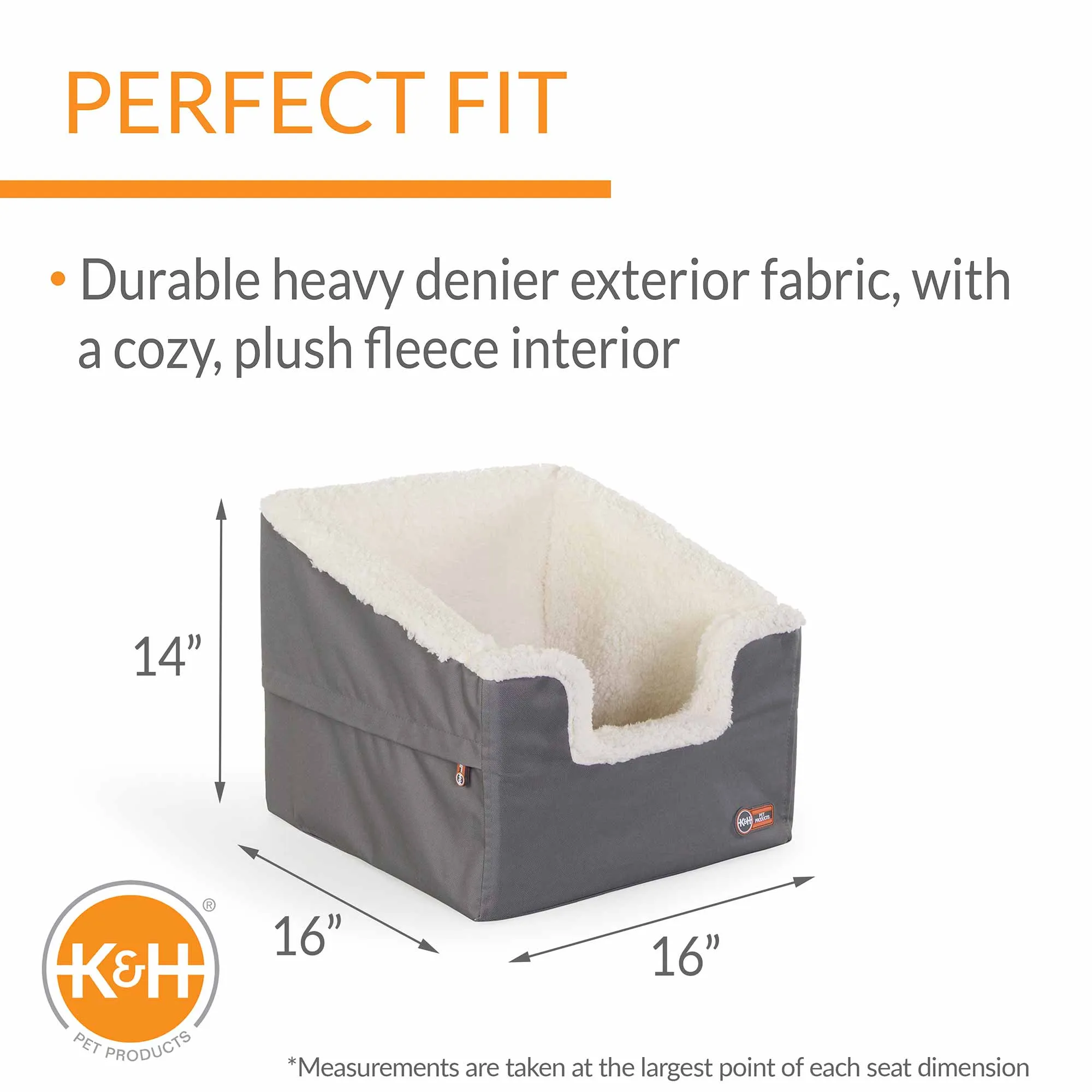 K&H Pet Products Bucket Booster Pet Seat, Rectangle, Knockdown