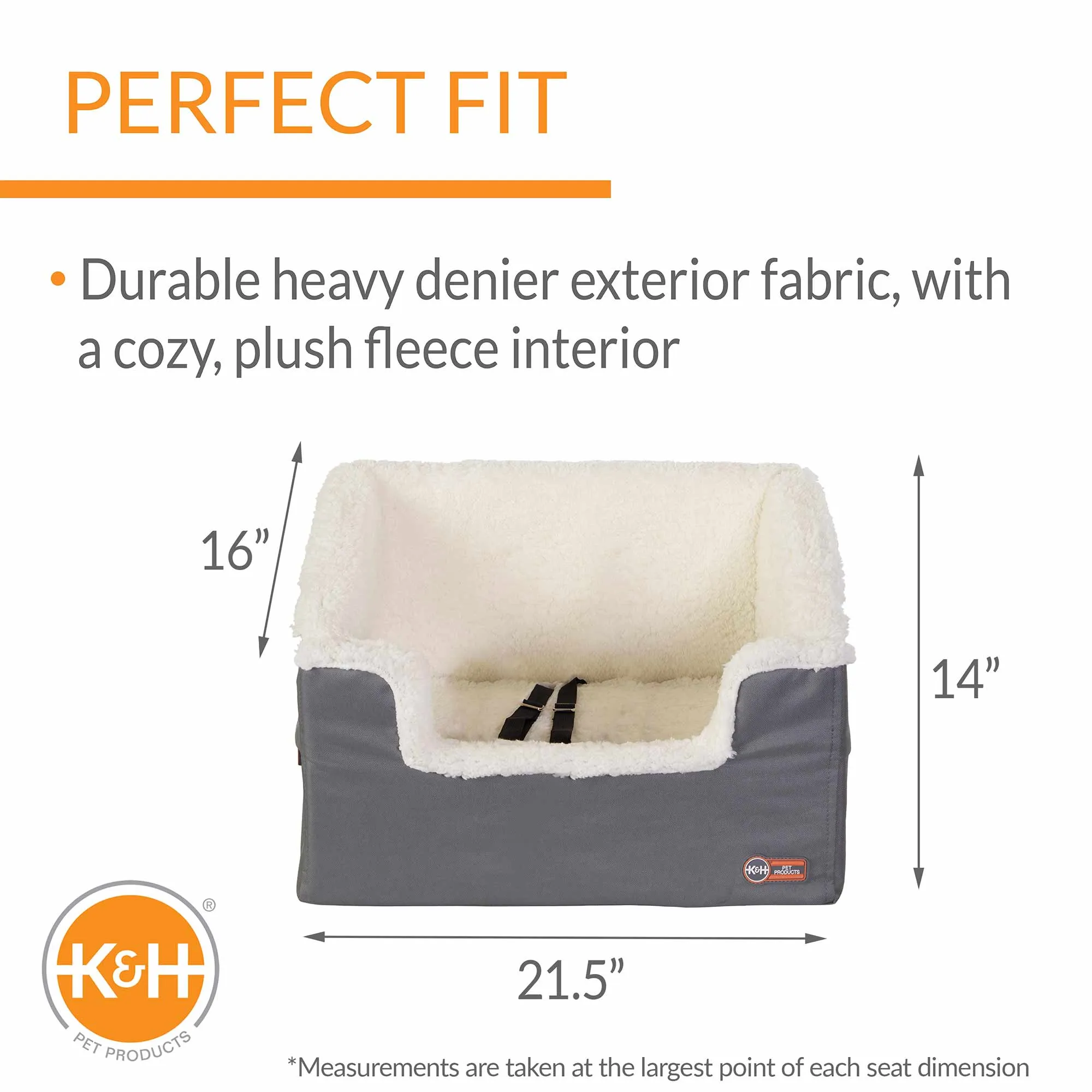 K&H Pet Products Bucket Booster Pet Seat, Rectangle, Knockdown