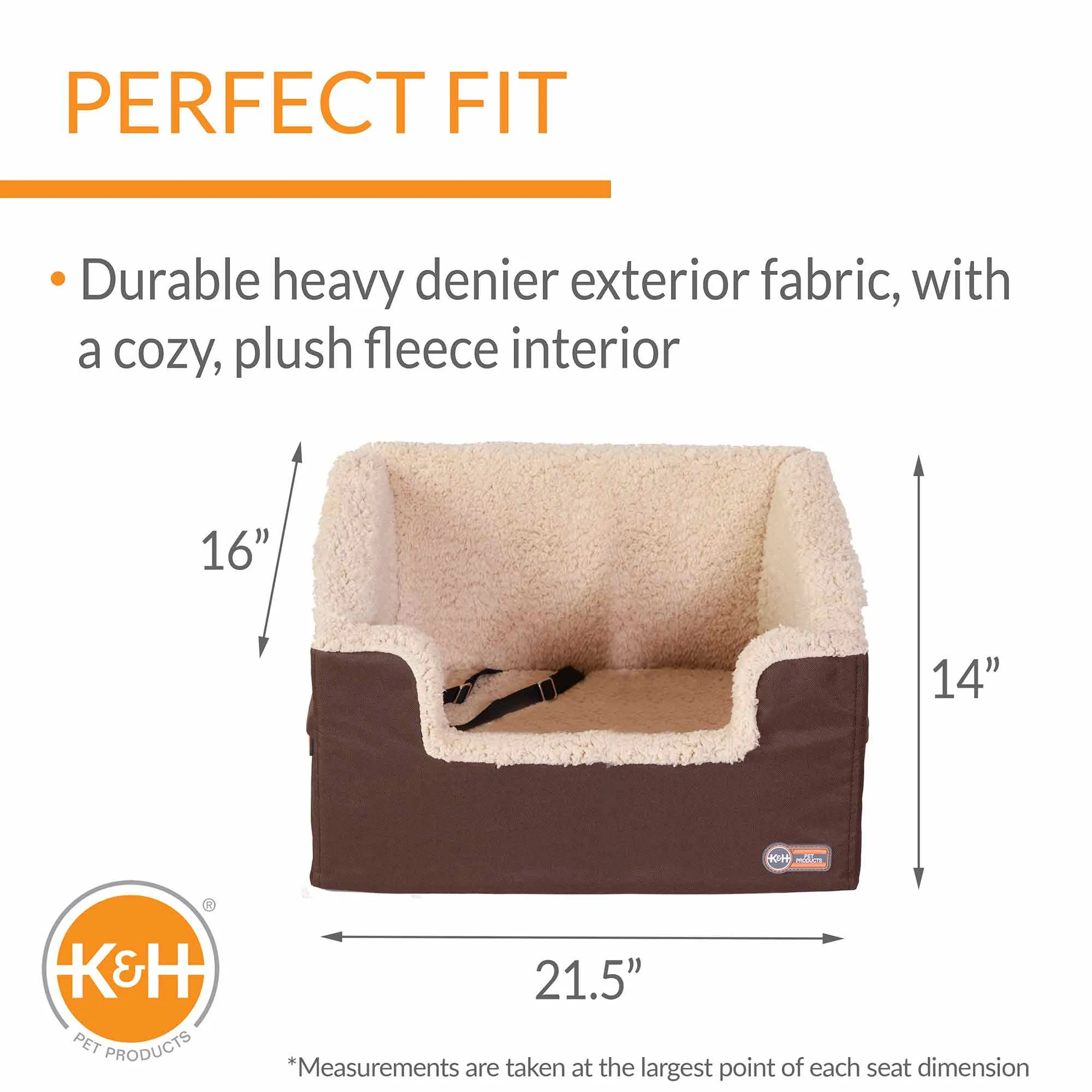 K&H Pet Products Bucket Booster Pet Seat, Rectangle, Knockdown