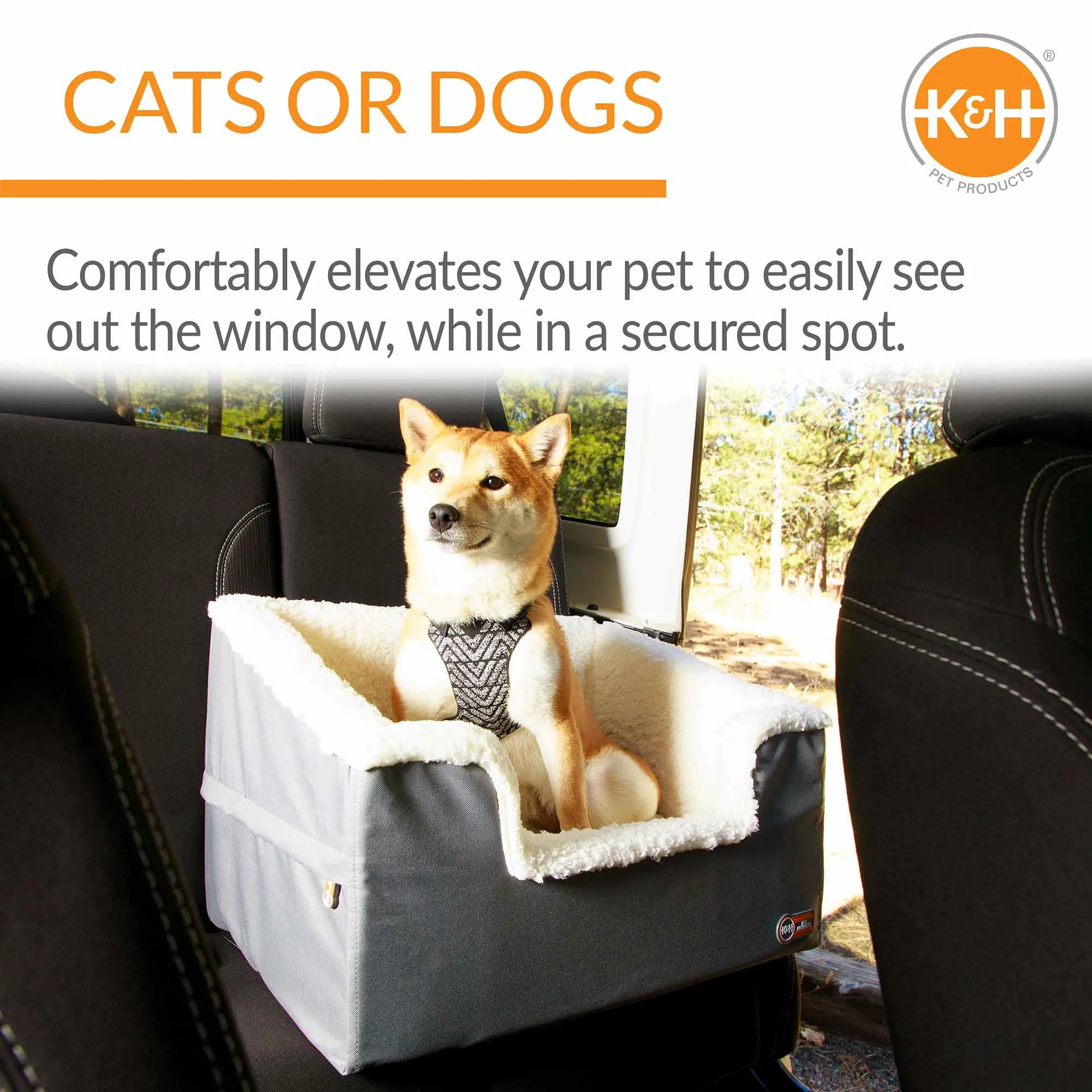 K&H Pet Products Bucket Booster Pet Seat, Rectangle, Knockdown