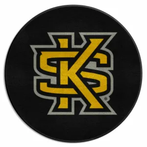 Kennesaw State Owls Hockey Puck Rug - 27in. Diameter