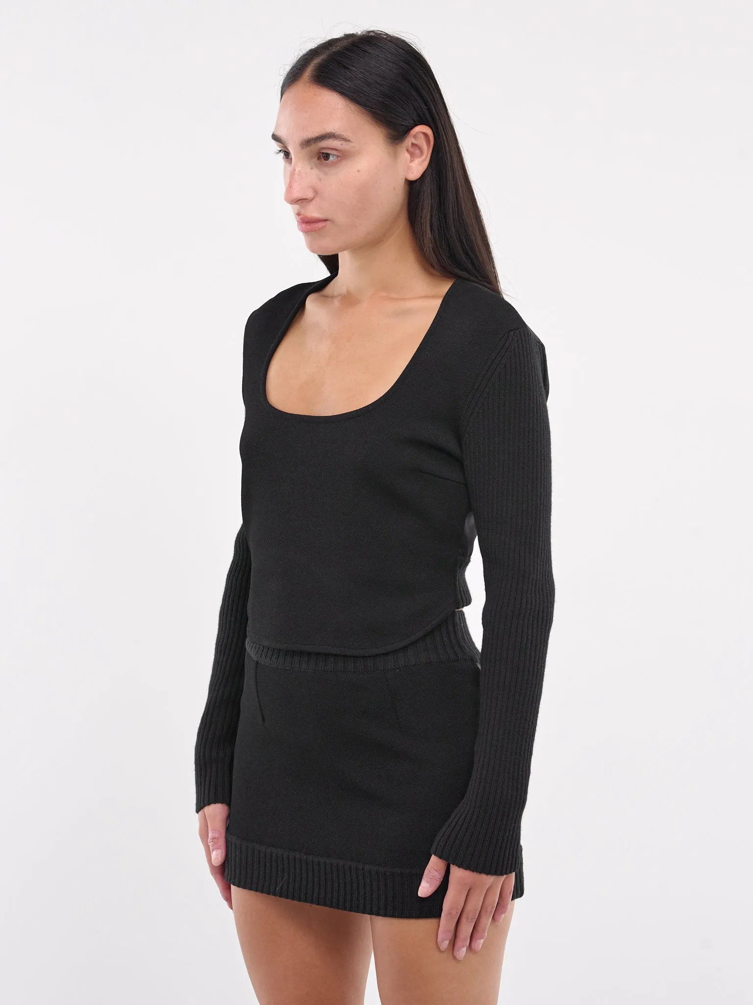 Knit Sweater (09-330924-BLACK)