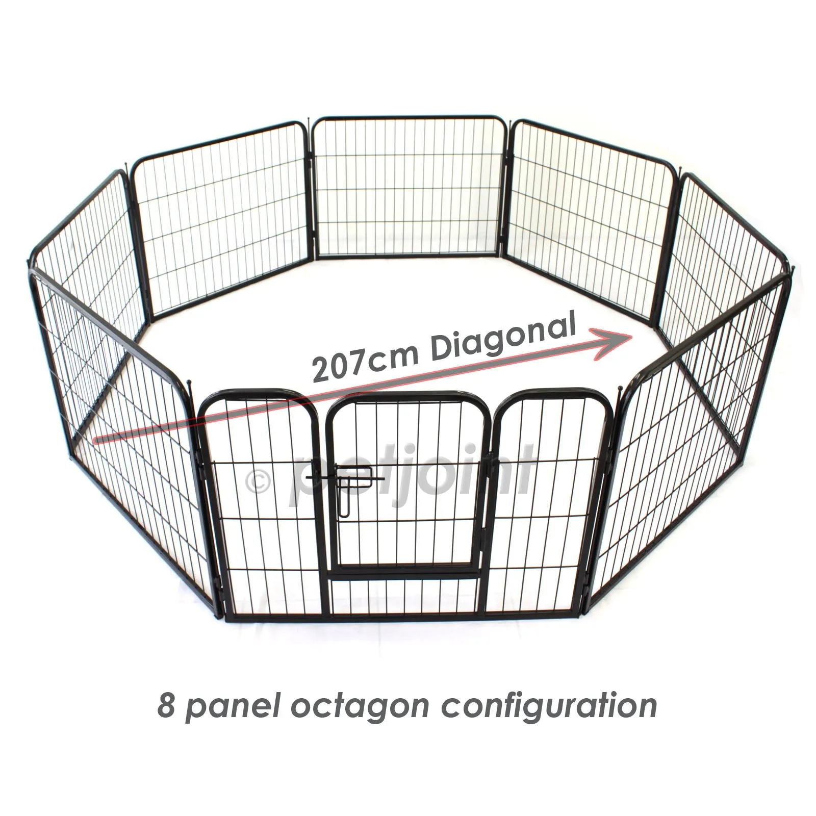 Large Pet Fence Play Pen Heavy Duty Cage Puppy Dog Enclosure