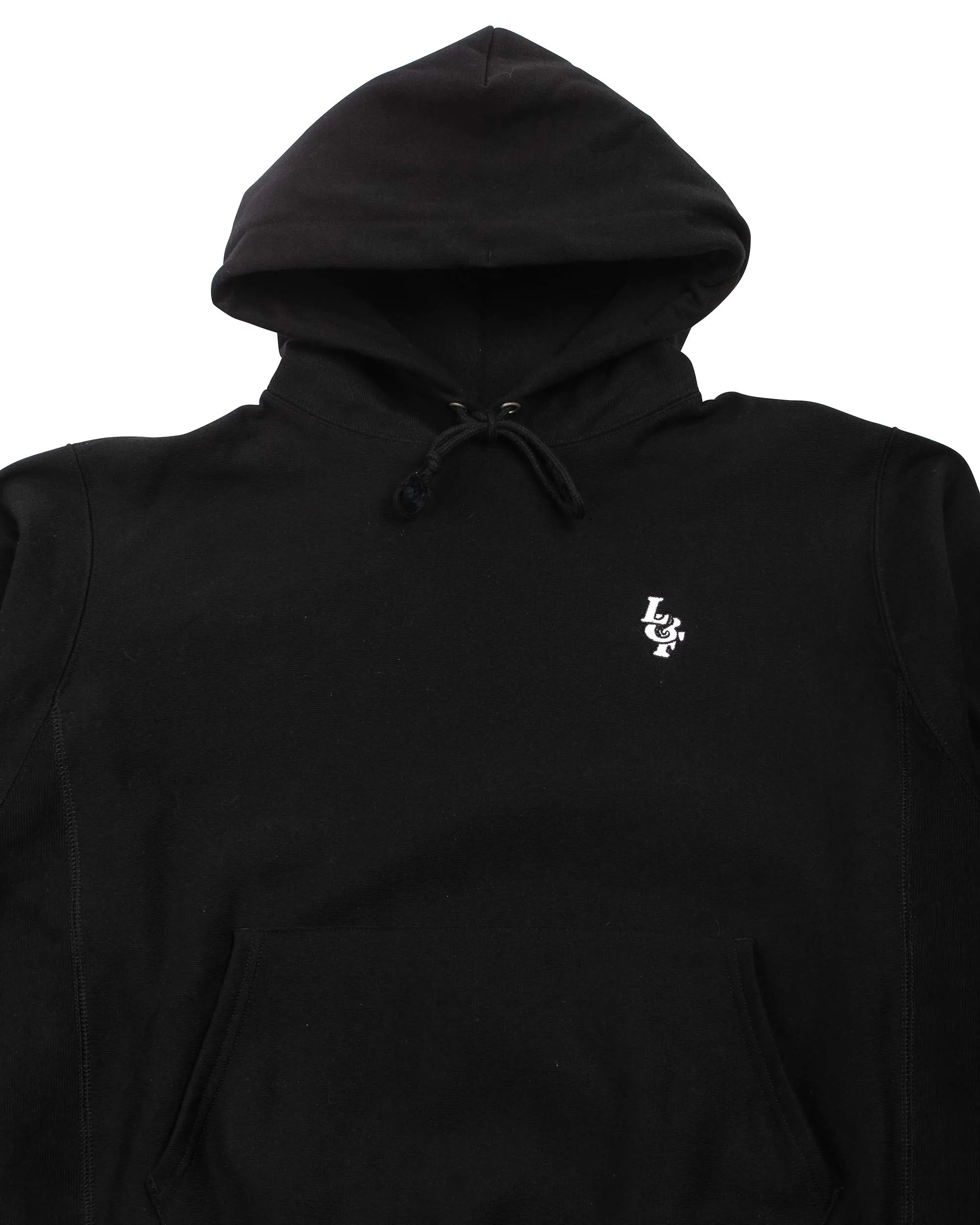 Lost & Found Reverse Weave Hoodie Black