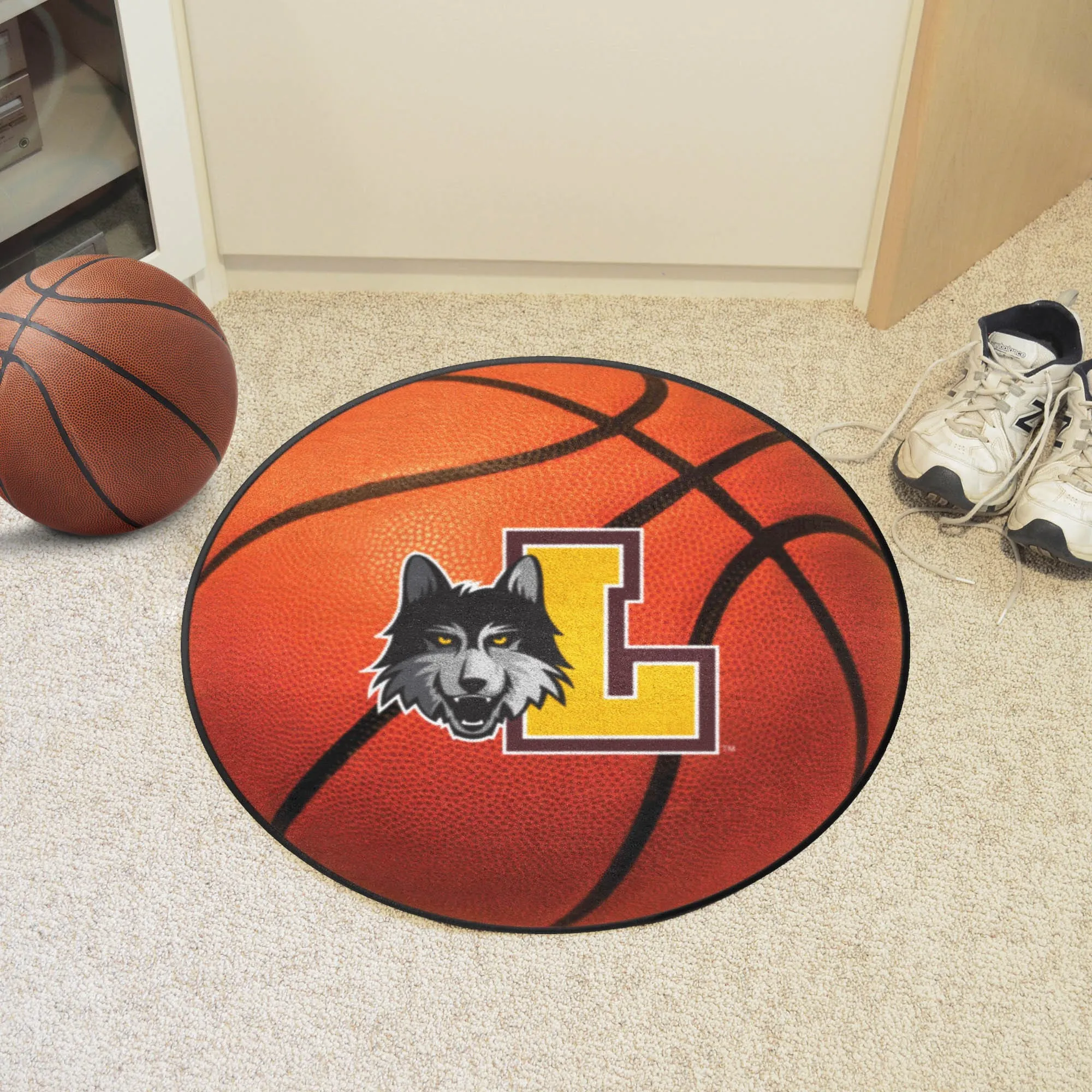 Loyola Chicago Ramblers Basketball Rug - 27in. Diameter