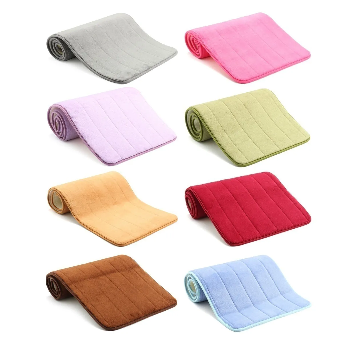 Memory Foam Absorbent Soft Non-slip Bath Bathroom Bedroom Kitchen Floor Mat Rug Carpets