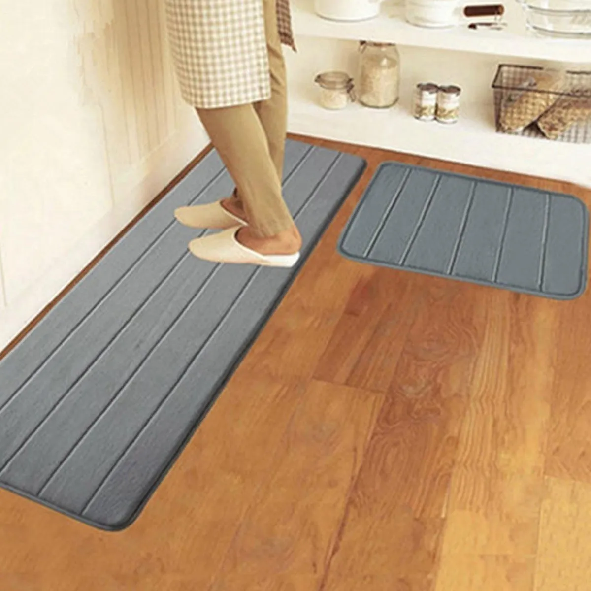 Memory Foam Absorbent Soft Non-slip Bath Bathroom Bedroom Kitchen Floor Mat Rug Carpets