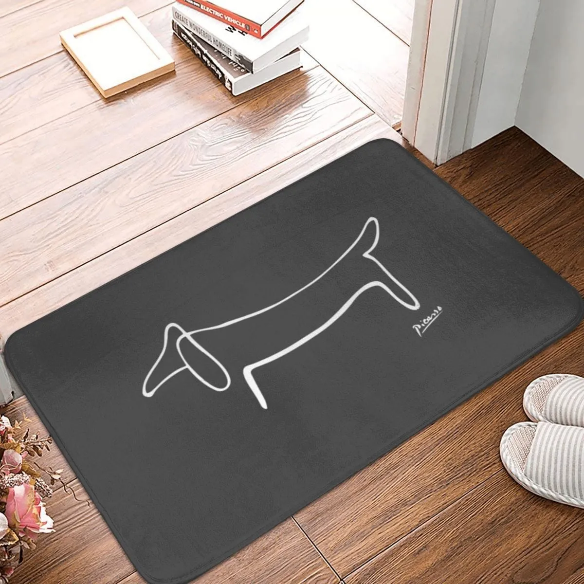 Minimalistic Dachshund Rug