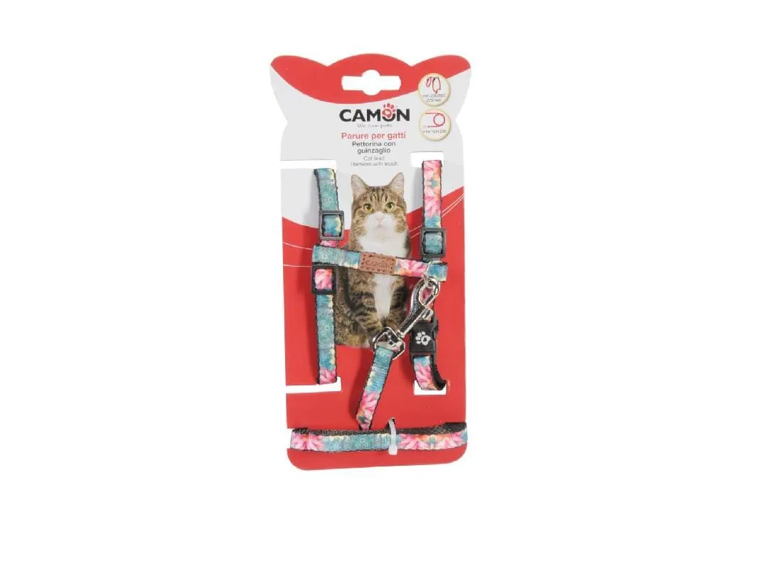 PARURE Cat Set - Adjustable H-Shaped Harness with Leash