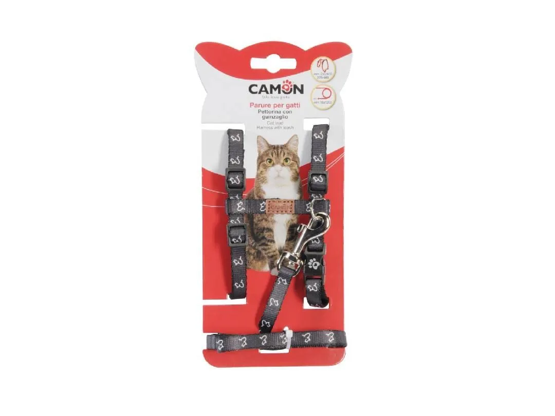 PARURE Cat Set - Adjustable H-Shaped Harness with Leash