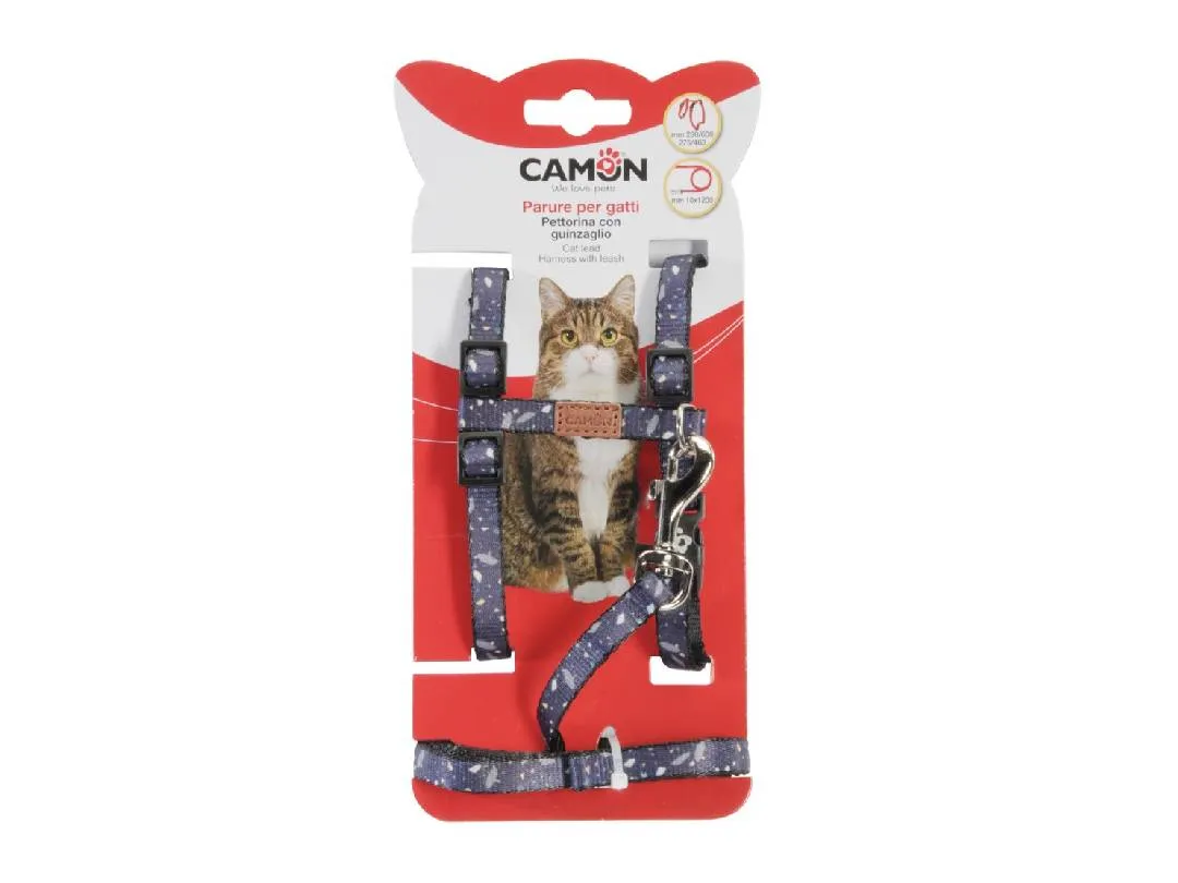 PARURE Cat Set - Adjustable H-Shaped Harness with Leash