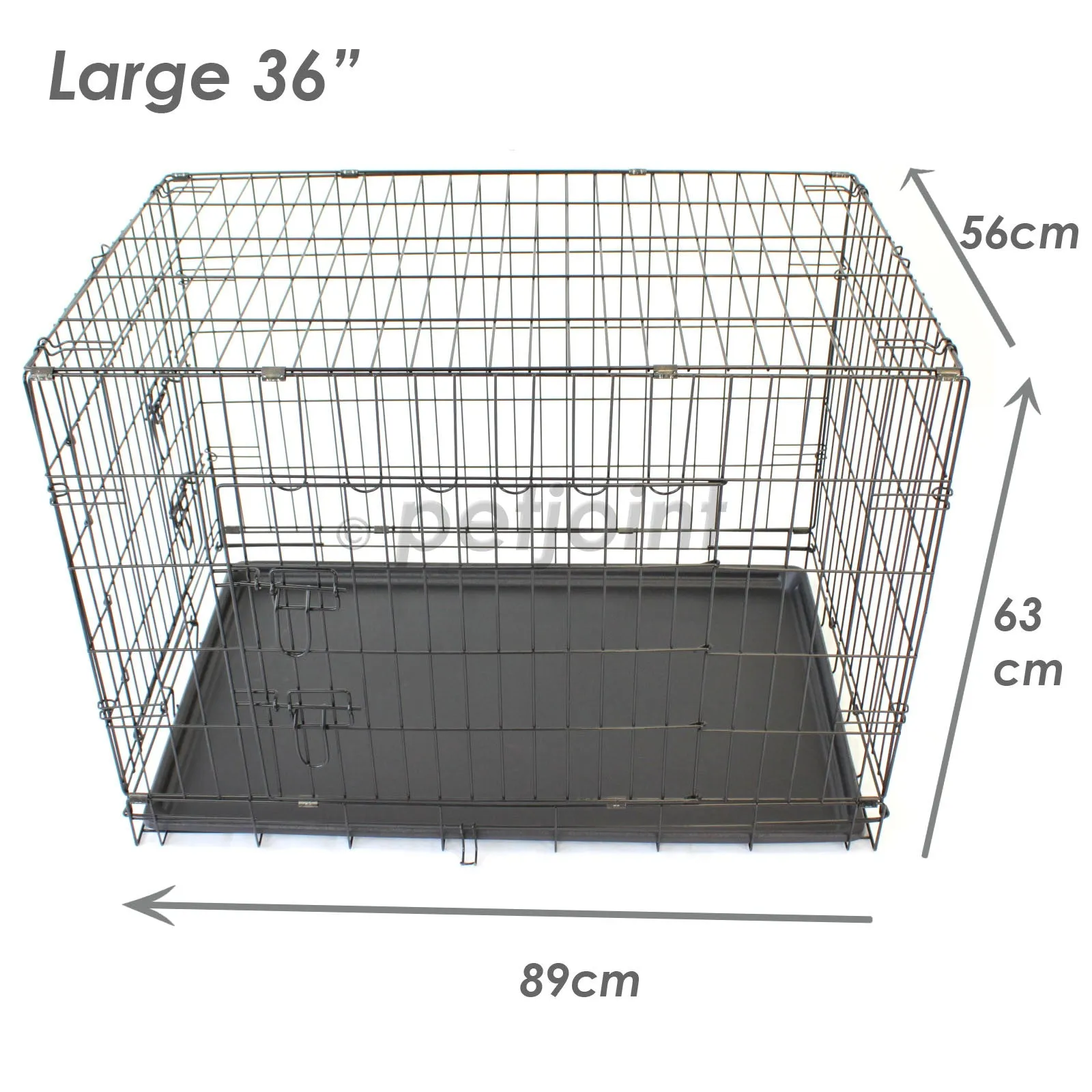 Pet Crate   Brown Waterproof Mat - Puppy Dog Cat Rabbit Hamster Kennel